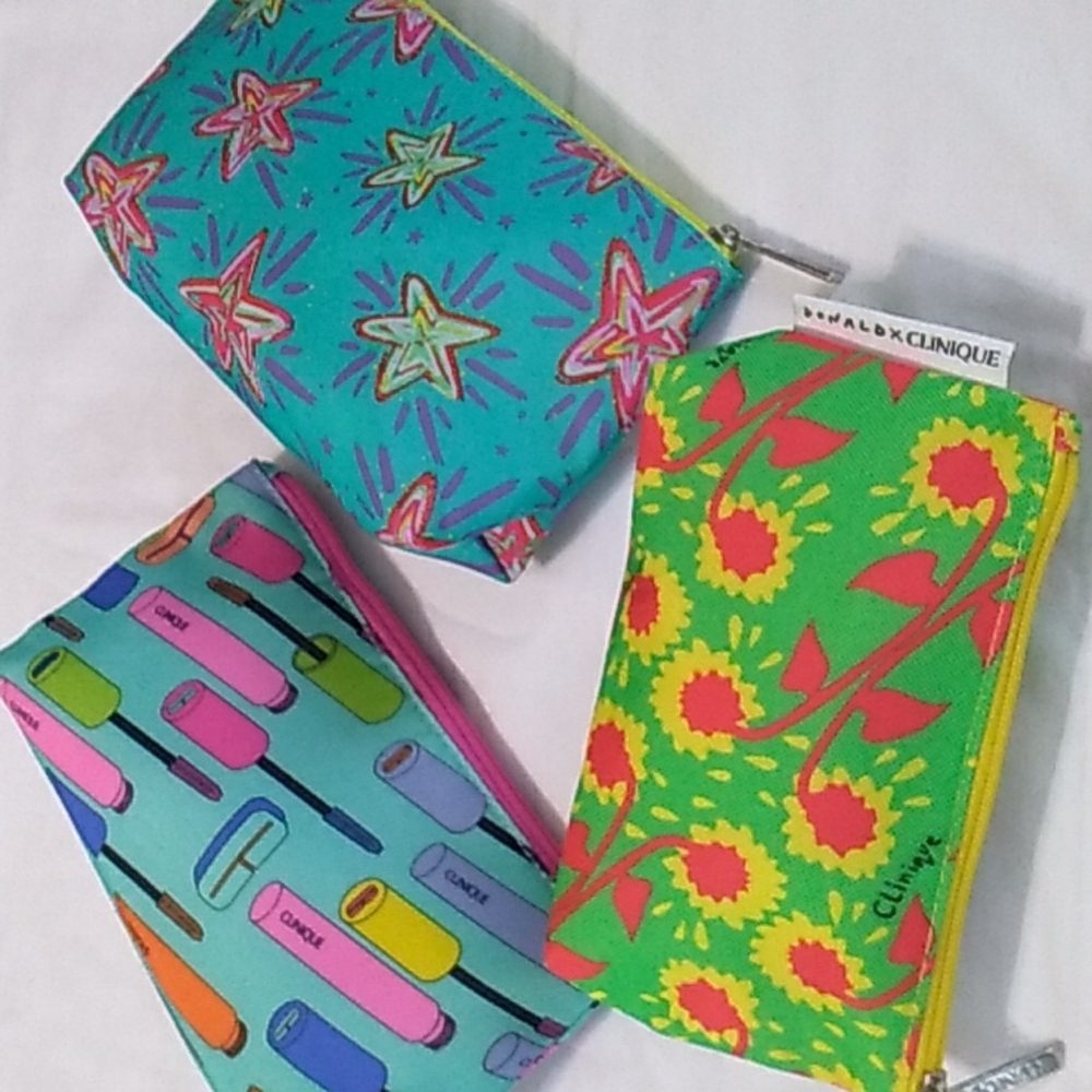 Clinique Cosmetic bags Bundle Of 3